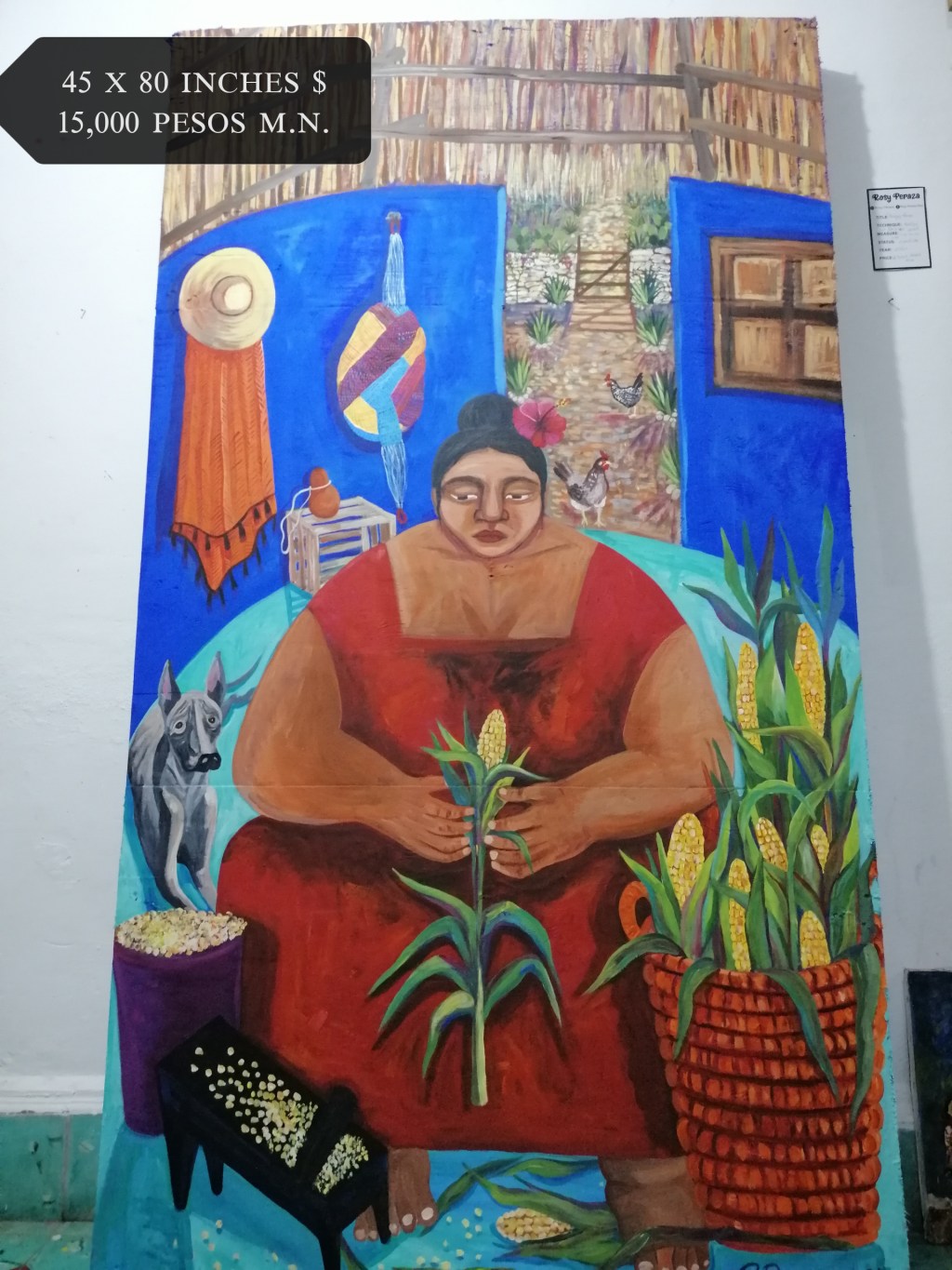 Indigenous with corn